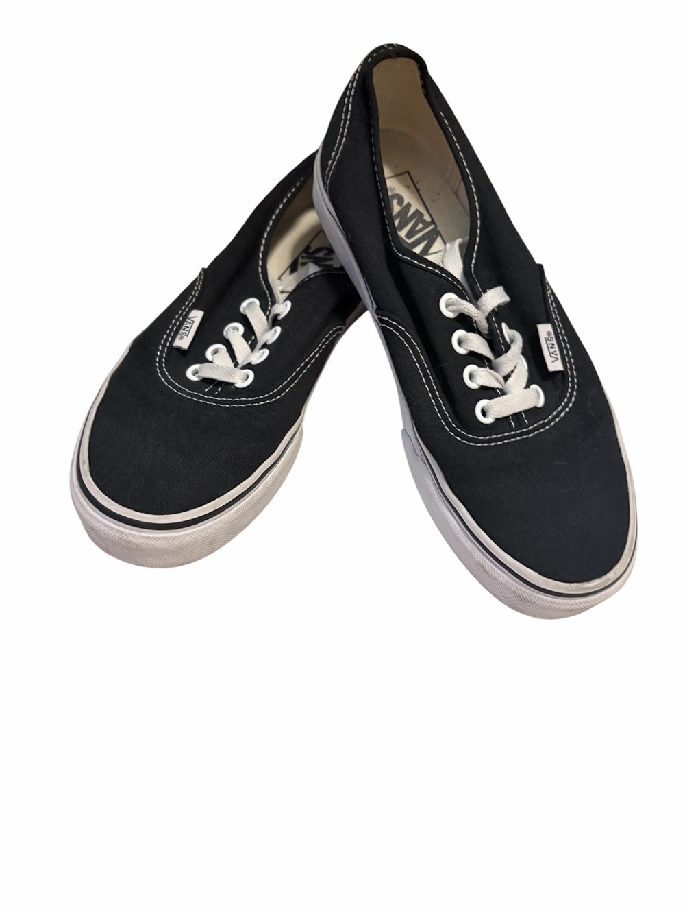 Vans authentic black low top sneaker women’s size 7.5